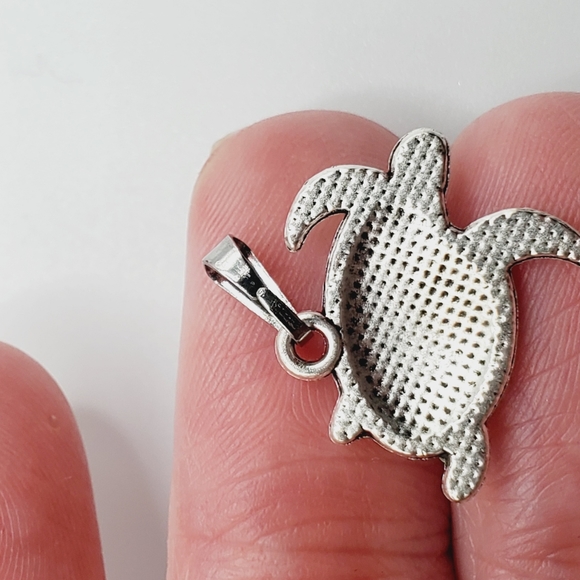 Sea Turtle silver necklace bracelet pendant charm handmade New 2 for 20.00 - Picture 3 of 3